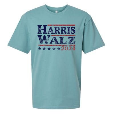 Harris Waltz 2024 Election Kamala Harris Tim Waltz 2024 Sueded Cloud Jersey T-Shirt