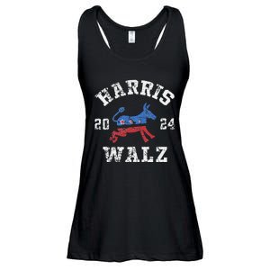 Harris Waltz 2024 Election Kamala Harris Tim Waltz 2024 Ladies Essential Flowy Tank