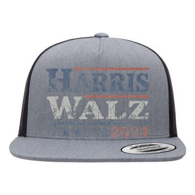 Harris Waltz 2024 Election Kamala Harris Tim Waltz 2024 Flat Bill Trucker Hat