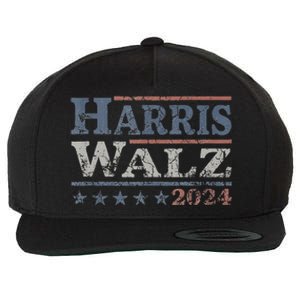 Harris Waltz 2024 Election Kamala Harris Tim Waltz 2024 Wool Snapback Cap