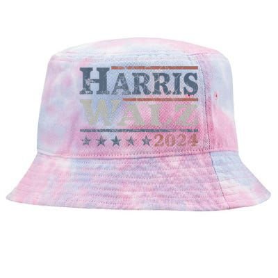 Harris Waltz 2024 Election Kamala Harris Tim Waltz 2024 Tie-Dyed Bucket Hat