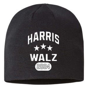 Harris Walz 2024 For President Stars Kamala Harris Tim Walz Sustainable Beanie