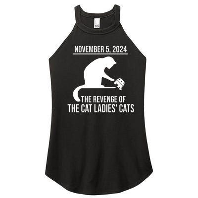 Harris Walz 2024 November 5 2024 The Revenge Of The Cat Ladies Cats Women’s Perfect Tri Rocker Tank