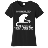 Harris Walz 2024 November 5 2024 The Revenge Of The Cat Ladies Cats Women's T-Shirt