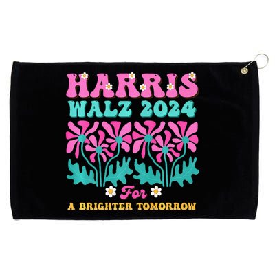 Harris Waltz 2024 For A Brighter Tomorrow Grommeted Golf Towel