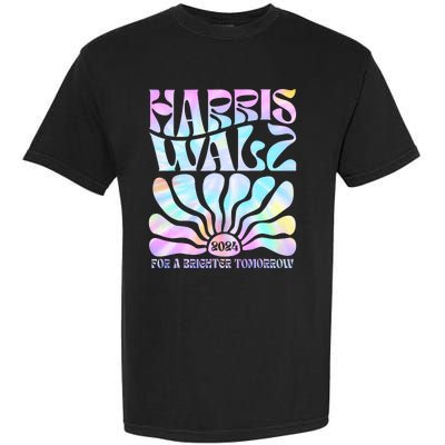 Harris Waltz 2024 For A Brighter Tomorrow Boho Aesthetic Garment-Dyed Heavyweight T-Shirt