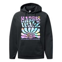 Harris Waltz 2024 For A Brighter Tomorrow Boho Aesthetic Performance Fleece Hoodie