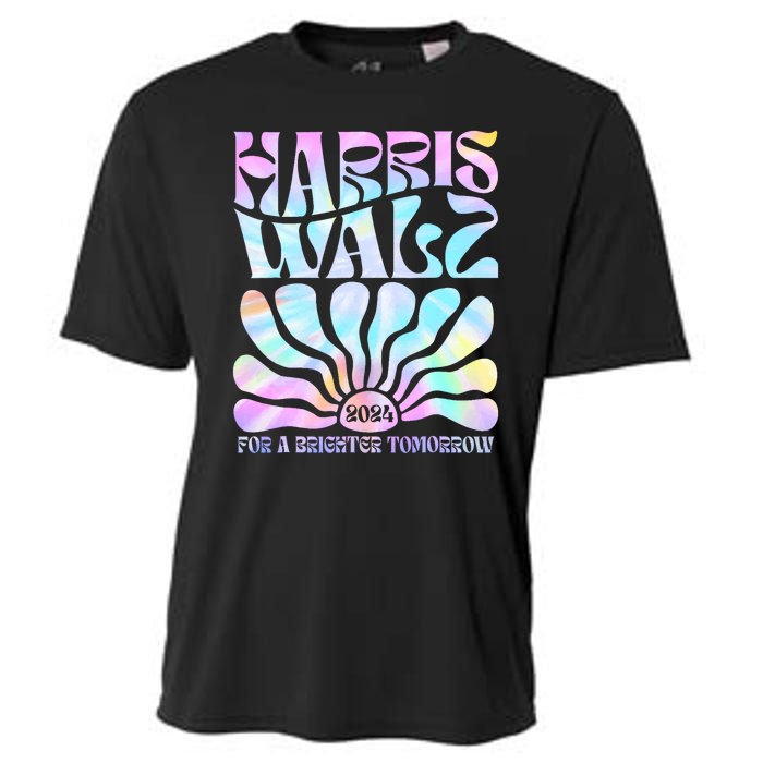 Harris Waltz 2024 For A Brighter Tomorrow Boho Aesthetic Cooling Performance Crew T-Shirt