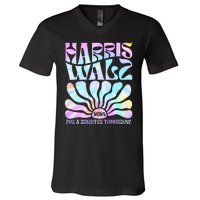 Harris Waltz 2024 For A Brighter Tomorrow Boho Aesthetic V-Neck T-Shirt