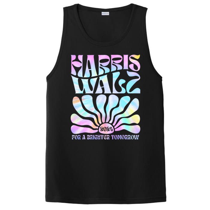 Harris Waltz 2024 For A Brighter Tomorrow Boho Aesthetic PosiCharge Competitor Tank