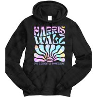 Harris Waltz 2024 For A Brighter Tomorrow Boho Aesthetic Tie Dye Hoodie