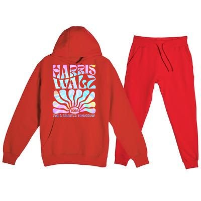 Harris Waltz 2024 For A Brighter Tomorrow Boho Aesthetic Premium Hooded Sweatsuit Set