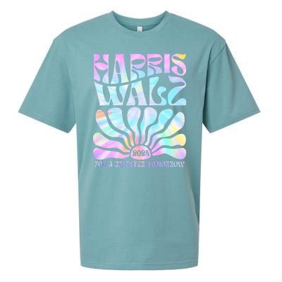 Harris Waltz 2024 For A Brighter Tomorrow Boho Aesthetic Sueded Cloud Jersey T-Shirt