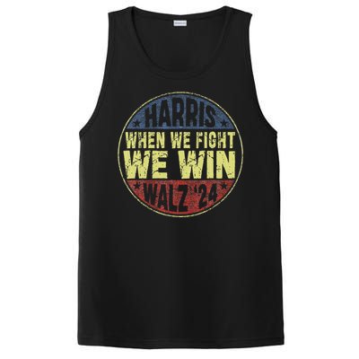 Harris Waltz 2024 When We Fight We Win American Election PosiCharge Competitor Tank