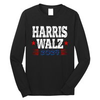 Harris Walz 2024  Kamala Harris Tim Walz President  Democratic Electio Long Sleeve Shirt