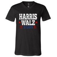 Harris Walz 2024  Kamala Harris Tim Walz President  Democratic Electio V-Neck T-Shirt