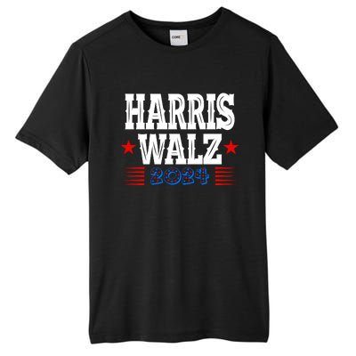 Harris Walz 2024  Kamala Harris Tim Walz President  Democratic Electio Tall Fusion ChromaSoft Performance T-Shirt