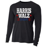 Harris Walz 2024  Kamala Harris Tim Walz President  Democratic Electio Cooling Performance Long Sleeve Crew