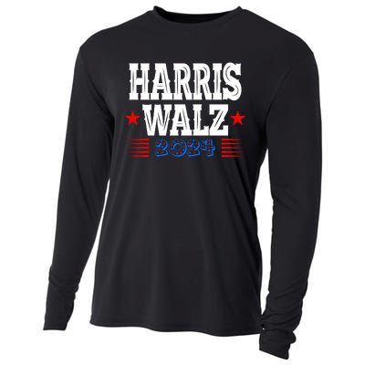 Harris Walz 2024  Kamala Harris Tim Walz President  Democratic Electio Cooling Performance Long Sleeve Crew