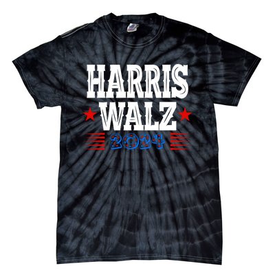 Harris Walz 2024  Kamala Harris Tim Walz President  Democratic Electio Tie-Dye T-Shirt