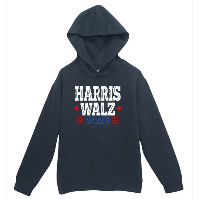 Harris Walz 2024  Kamala Harris Tim Walz President  Democratic Electio Urban Pullover Hoodie