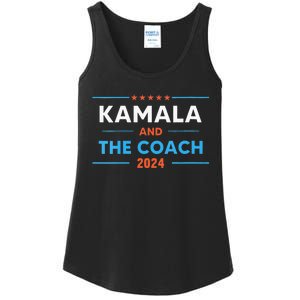 Harris Walz 2024 Comma La And The Coach Ladies Essential Tank