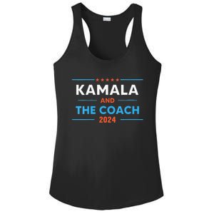 Harris Walz 2024 Comma La And The Coach Ladies PosiCharge Competitor Racerback Tank