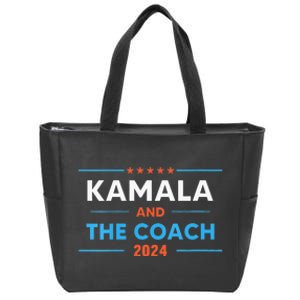 Harris Walz 2024 Comma La And The Coach Zip Tote Bag