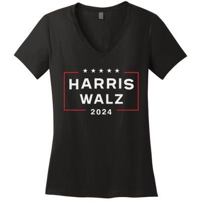 Harris Waltz 2024 Women's V-Neck T-Shirt