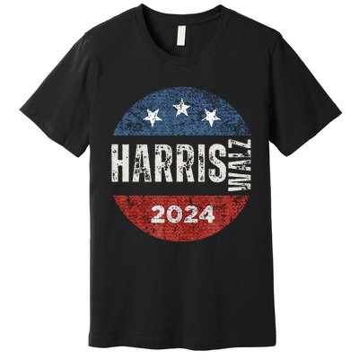 Harris Waltz 2024 Election Kamala Harris Tim Waltz 2024 Premium T-Shirt