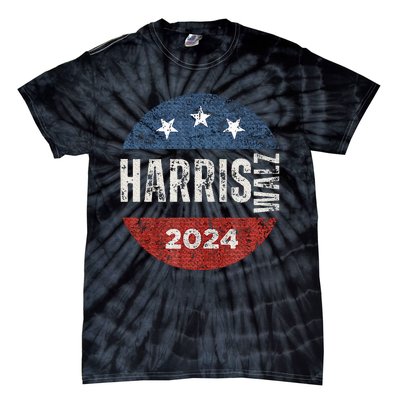 Harris Waltz 2024 Election Kamala Harris Tim Waltz 2024 Tie-Dye T-Shirt