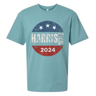 Harris Waltz 2024 Election Kamala Harris Tim Waltz 2024 Sueded Cloud Jersey T-Shirt