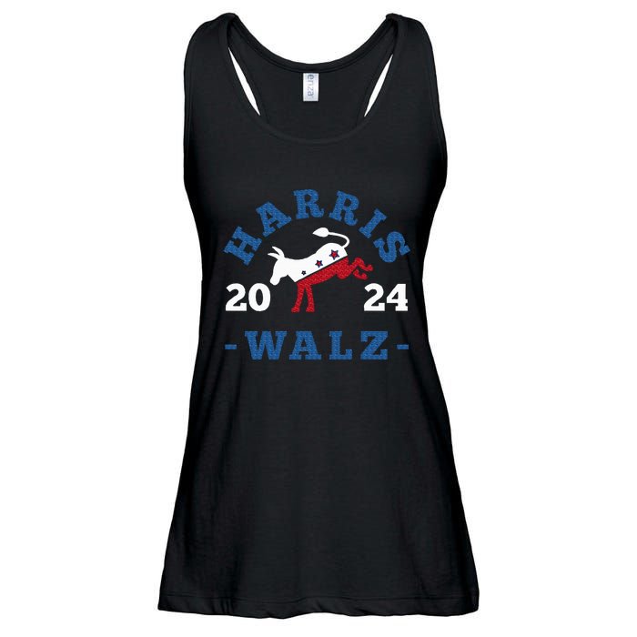 Harris Waltz 2024 Election Kamala Harris Tim Waltz 2024 Ladies Essential Flowy Tank