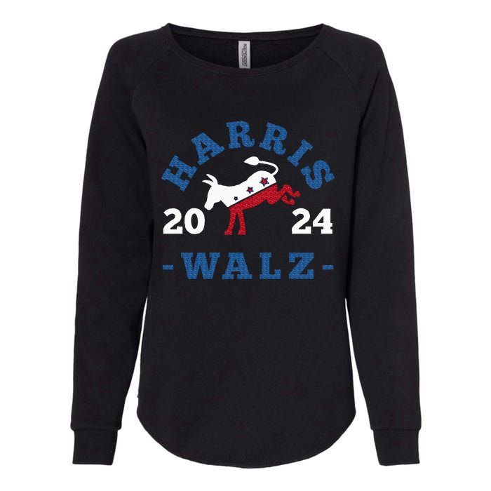 Harris Waltz 2024 Election Kamala Harris Tim Waltz 2024 Womens California Wash Sweatshirt