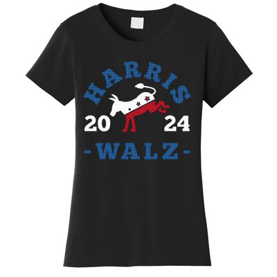 Harris Waltz 2024 Election Kamala Harris Tim Waltz 2024 Women's T-Shirt