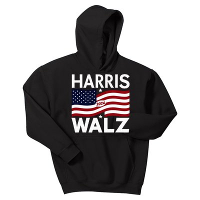 Harris Walz 2024 Election Kamala Harris Tim Waltz 2024 Kids Hoodie