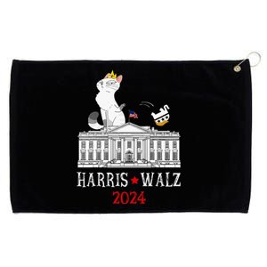 Harris Walz 2024 President Election Grommeted Golf Towel