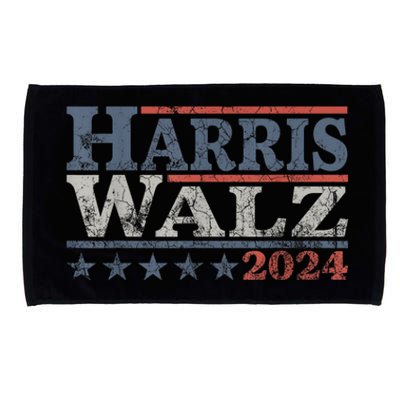 Harris Waltz 2024 Election Kamala Harris Tim Waltz 2024 Microfiber Hand Towel