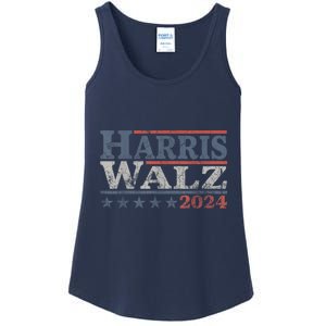 Harris Waltz 2024 Election Kamala Harris Tim Waltz 2024 Ladies Essential Tank