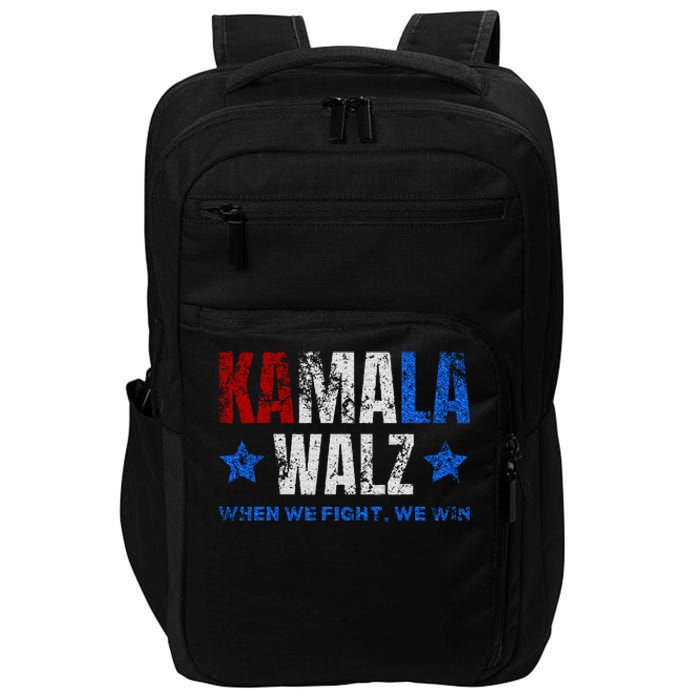 Harris Walz 2024 Election Kamala Harris Tim Waltz 2024 Impact Tech Backpack