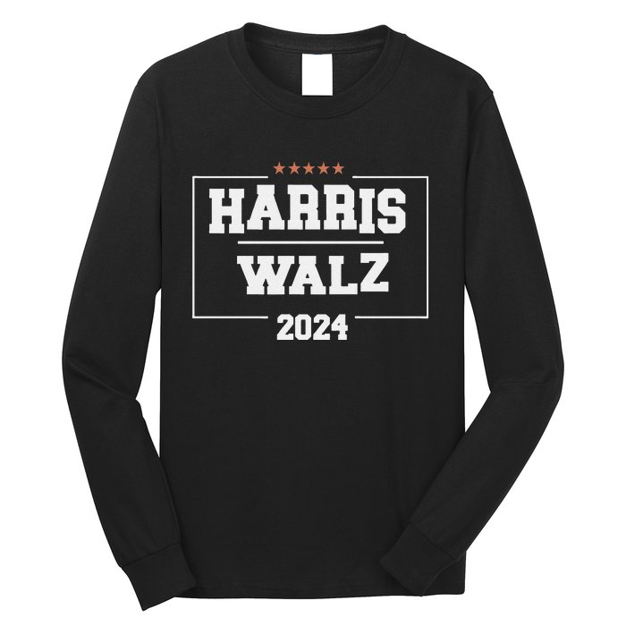 Harris Walz 2024 Campaign For President Harris Waltz 24 Long Sleeve Shirt