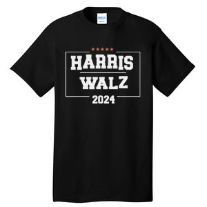 Harris Walz 2024 Campaign For President Harris Waltz 24 Tall T-Shirt