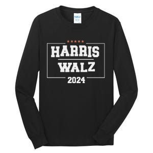 Harris Walz 2024 Campaign For President Harris Waltz 24 Tall Long Sleeve T-Shirt