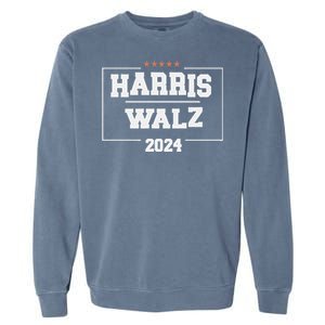 Harris Walz 2024 Campaign For President Harris Waltz 24 Garment-Dyed Sweatshirt