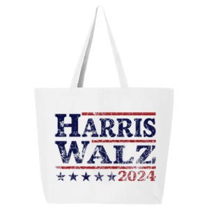 Harris Walz 24 Election Kamala Harris Tim Waltz 24 25L Jumbo Tote