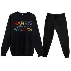 Harris Walz 24 Together We Can Premium Crewneck Sweatsuit Set