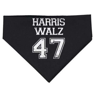 Harris Walz 2024 Campaign For President Harris Waltz Vintage USA-Made Doggie Bandana