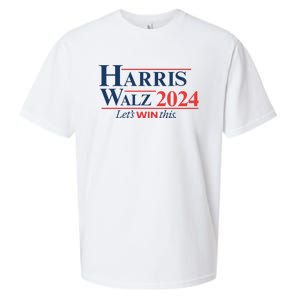 Harris Walz 2024 Kamala Harris Tim Walz President Sueded Cloud Jersey T-Shirt