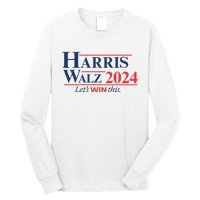 Harris Walz 2024 Kamala Harris Tim Walz President Long Sleeve Shirt