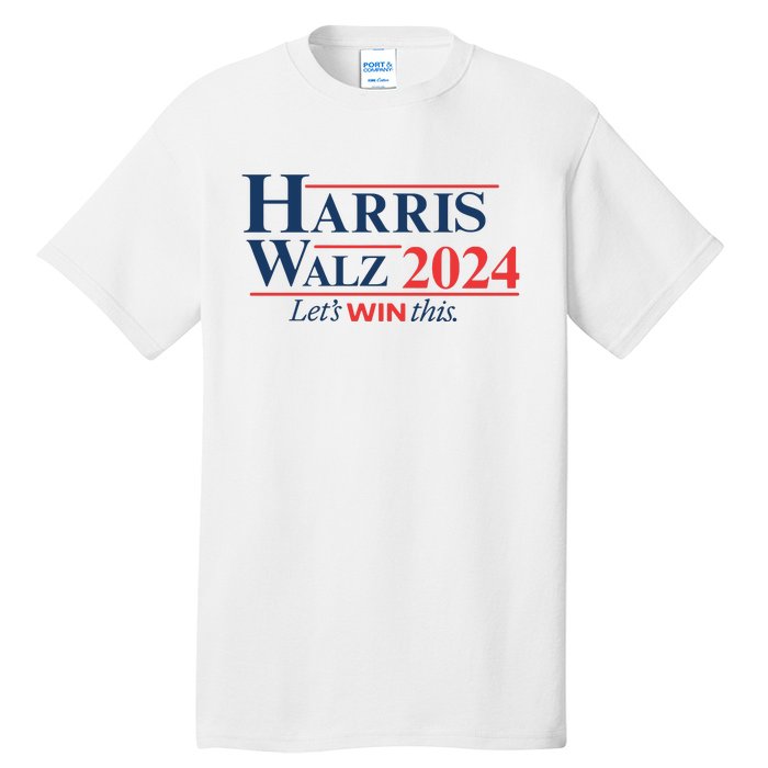 Harris Walz 2024 Kamala Harris Tim Walz President Tall T-Shirt